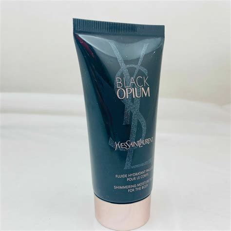 yves saint laurent opium body cream|black opium shimmering body lotion.